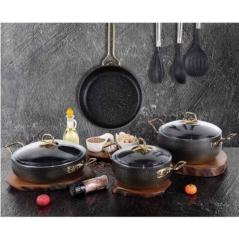 Viva G-101 granit tencere seti